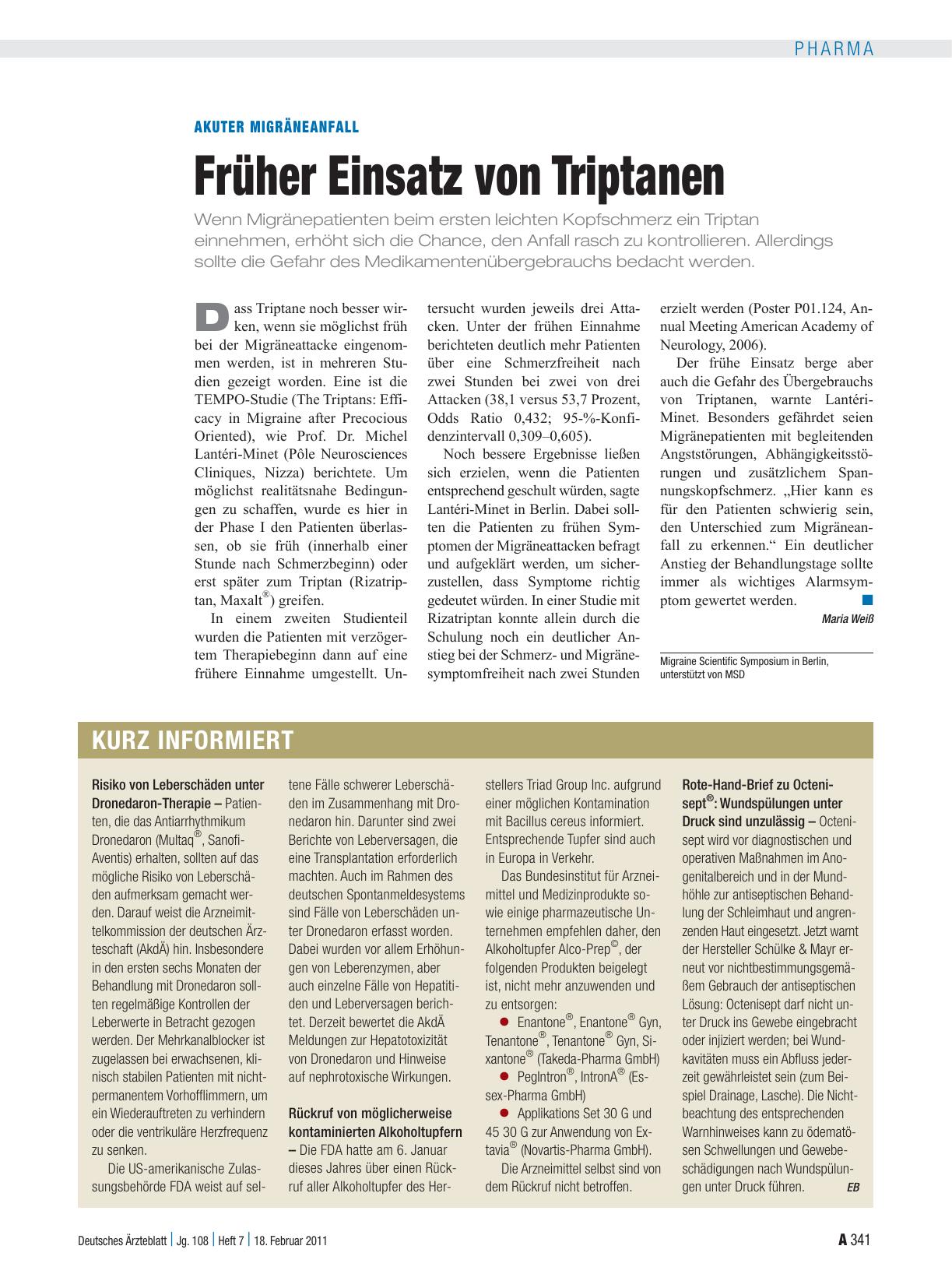 Vorschauseite 1: Kurz informiert