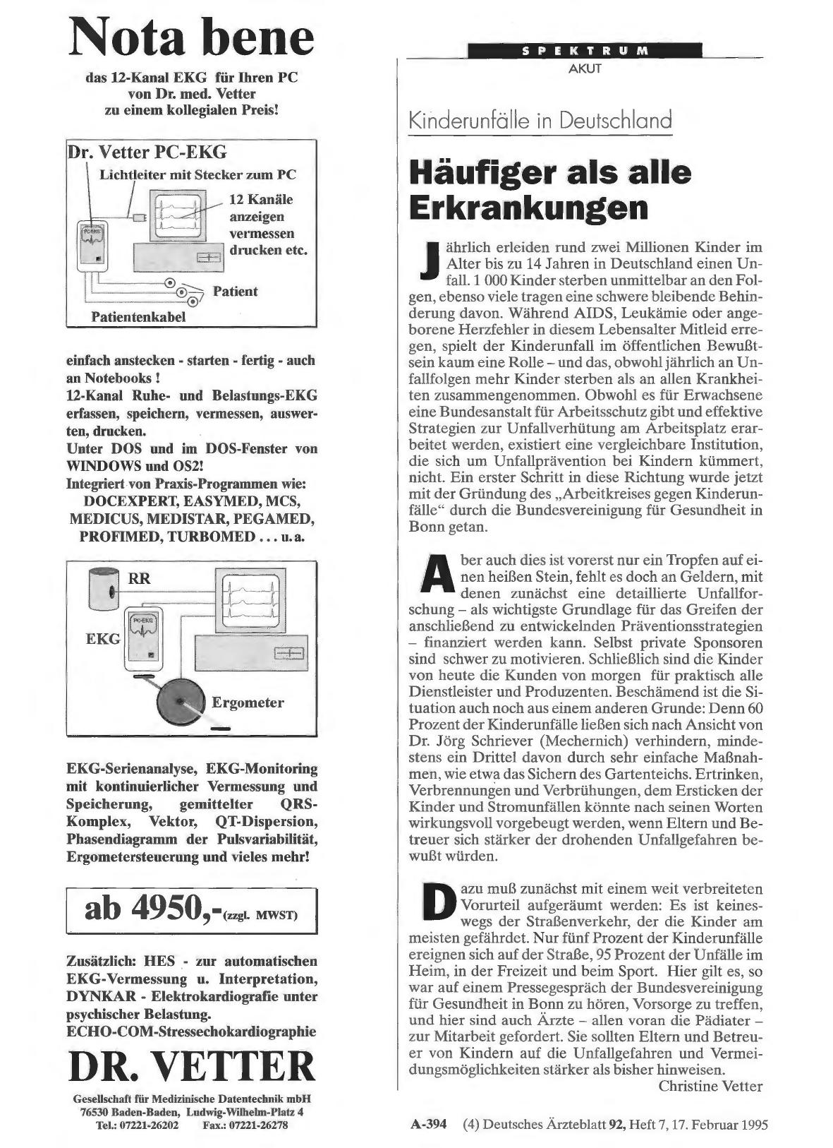 Vorschauseite 1: Kinderunfälle in Deutschland: Häufiger als alle Erkrankungen