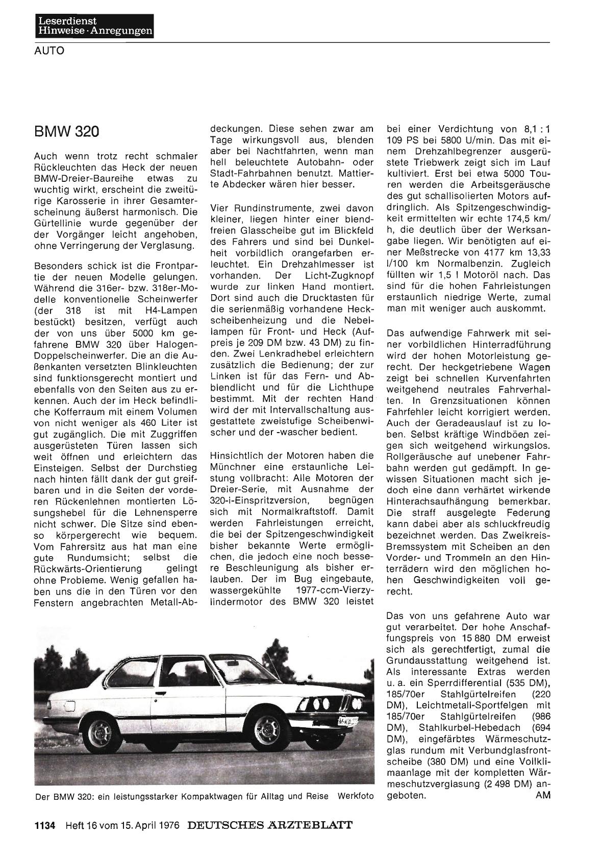 Vorschauseite 1: BMW 320