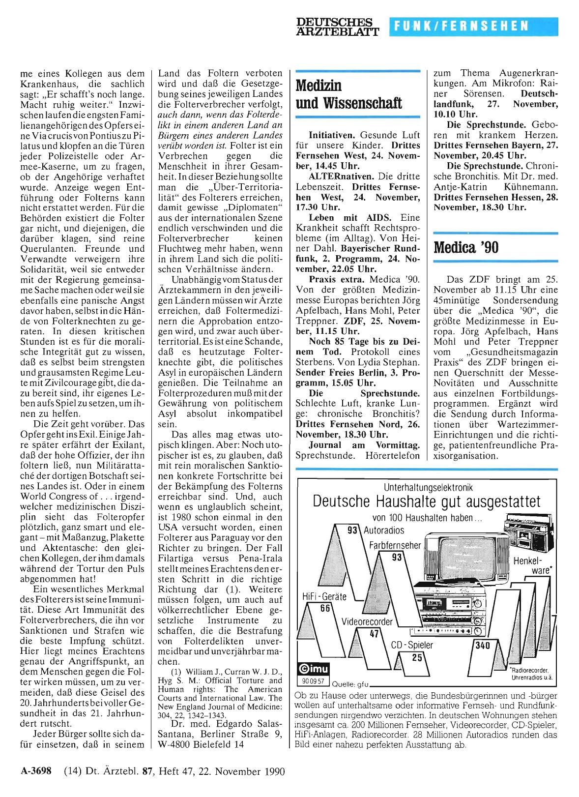 Vorschauseite 1: Medica '90