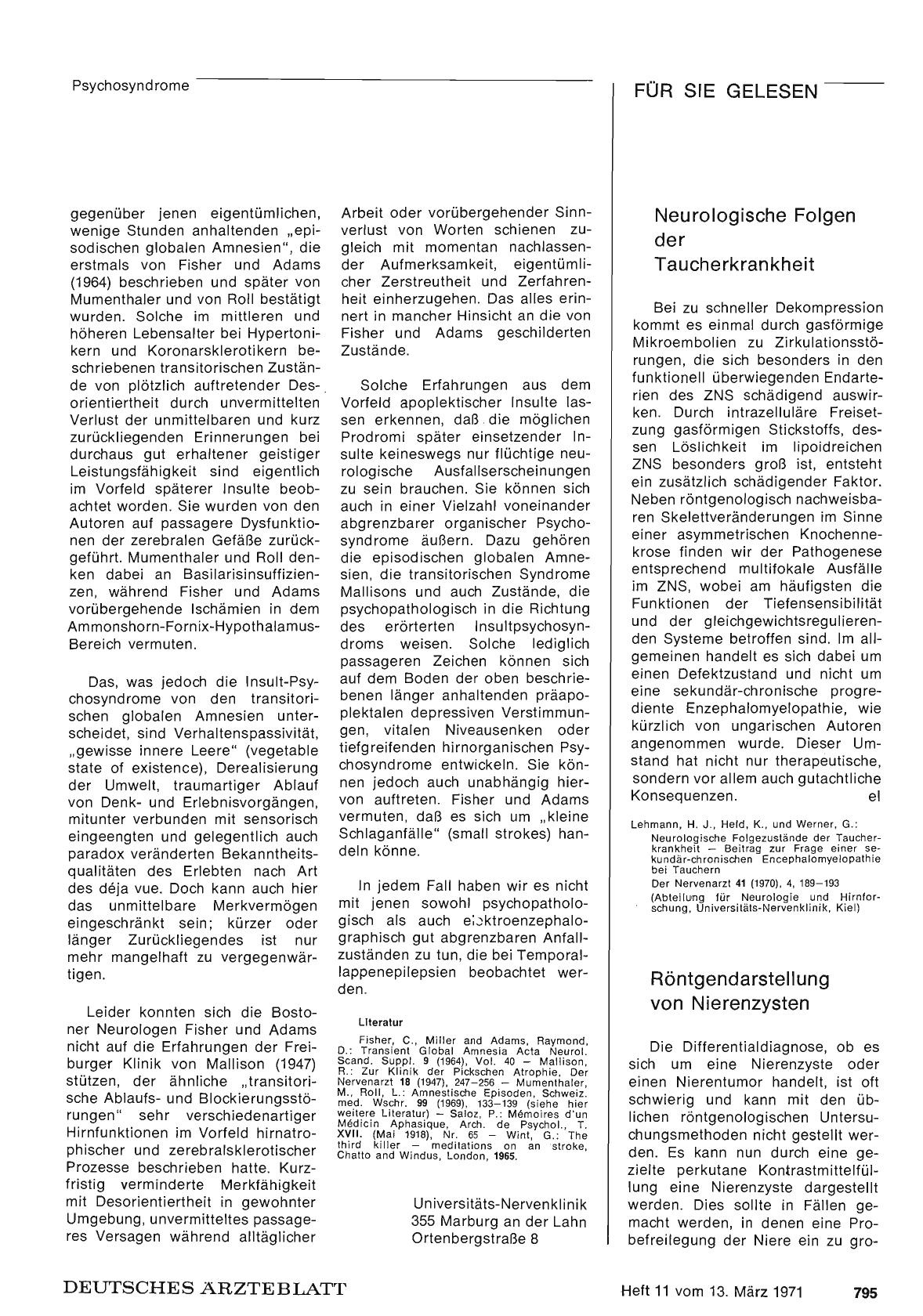Vorschauseite 1: Röntgendarstellung von Nierenzysten