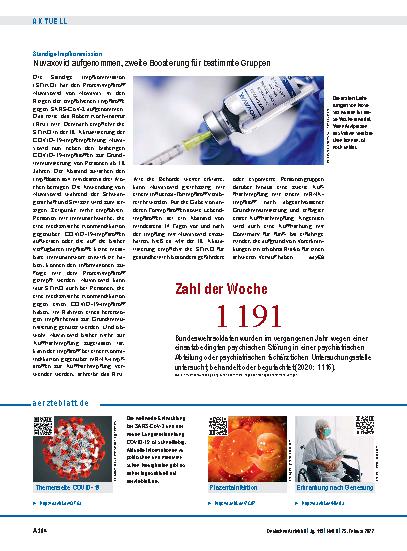 Vorschauseite 1: Zahl der Woche 1 191