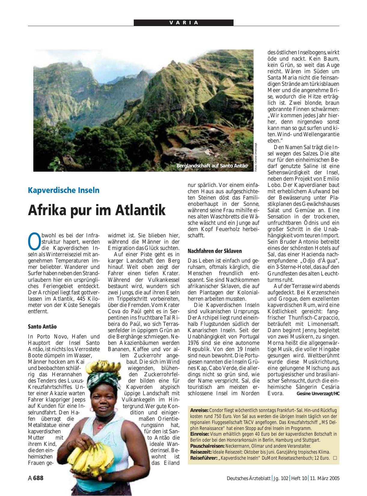 Vorschauseite 1: Kapverdische Inseln: Afrika pur im Atlantik
