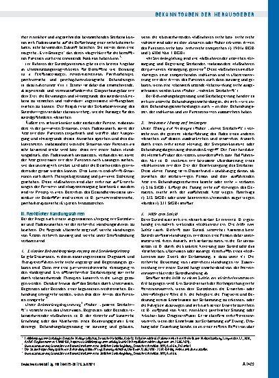 Vorschauseite 2: Hinweise der Bundesärztekammer zum ärztlichen Umgang mit Suizidalität und Todeswünschen nach dem Urteil des Bundesverfassungsgerichts zu § 217 StGB