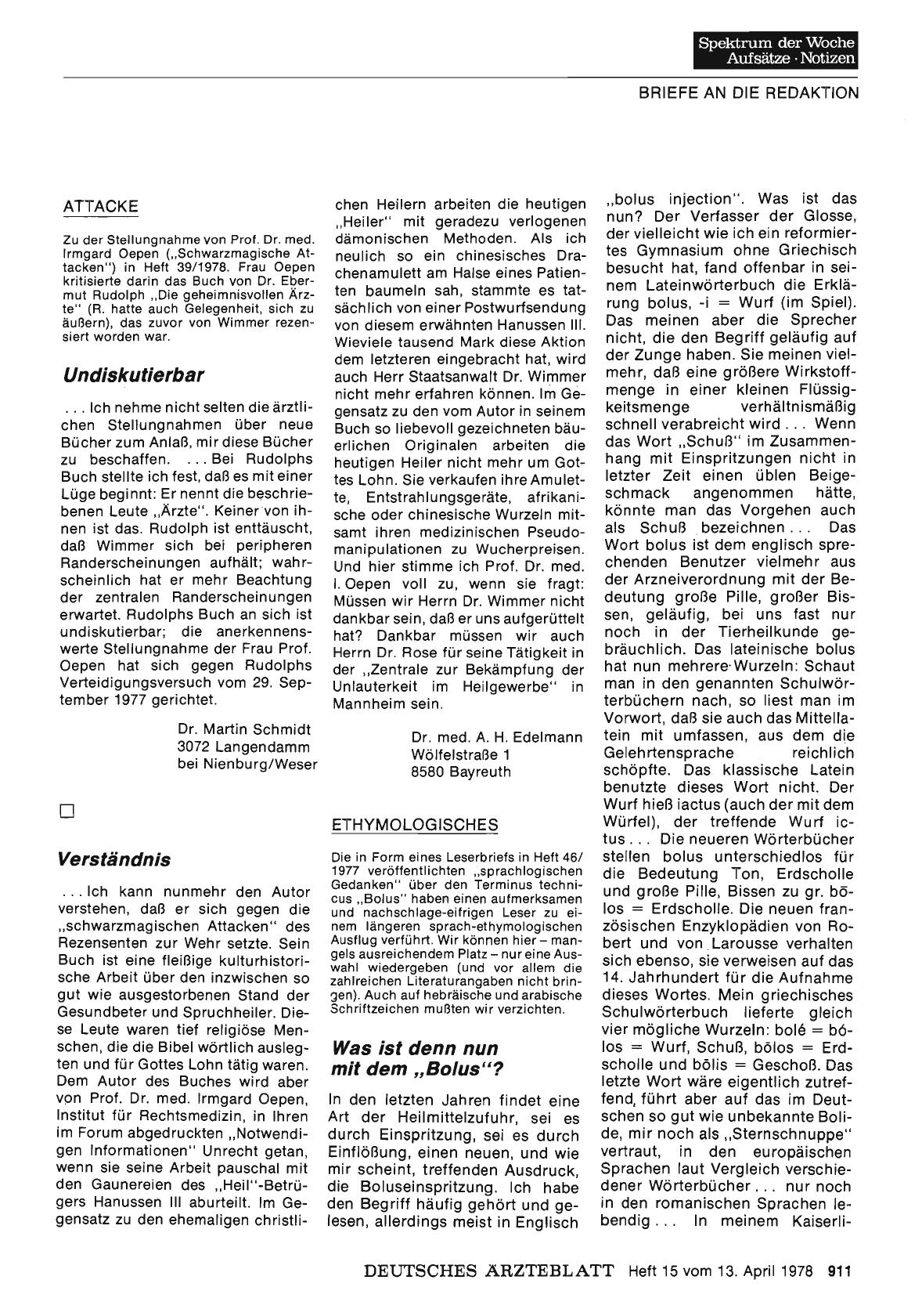 Vorschauseite 1: ATTACKE: Undiskutierbar
