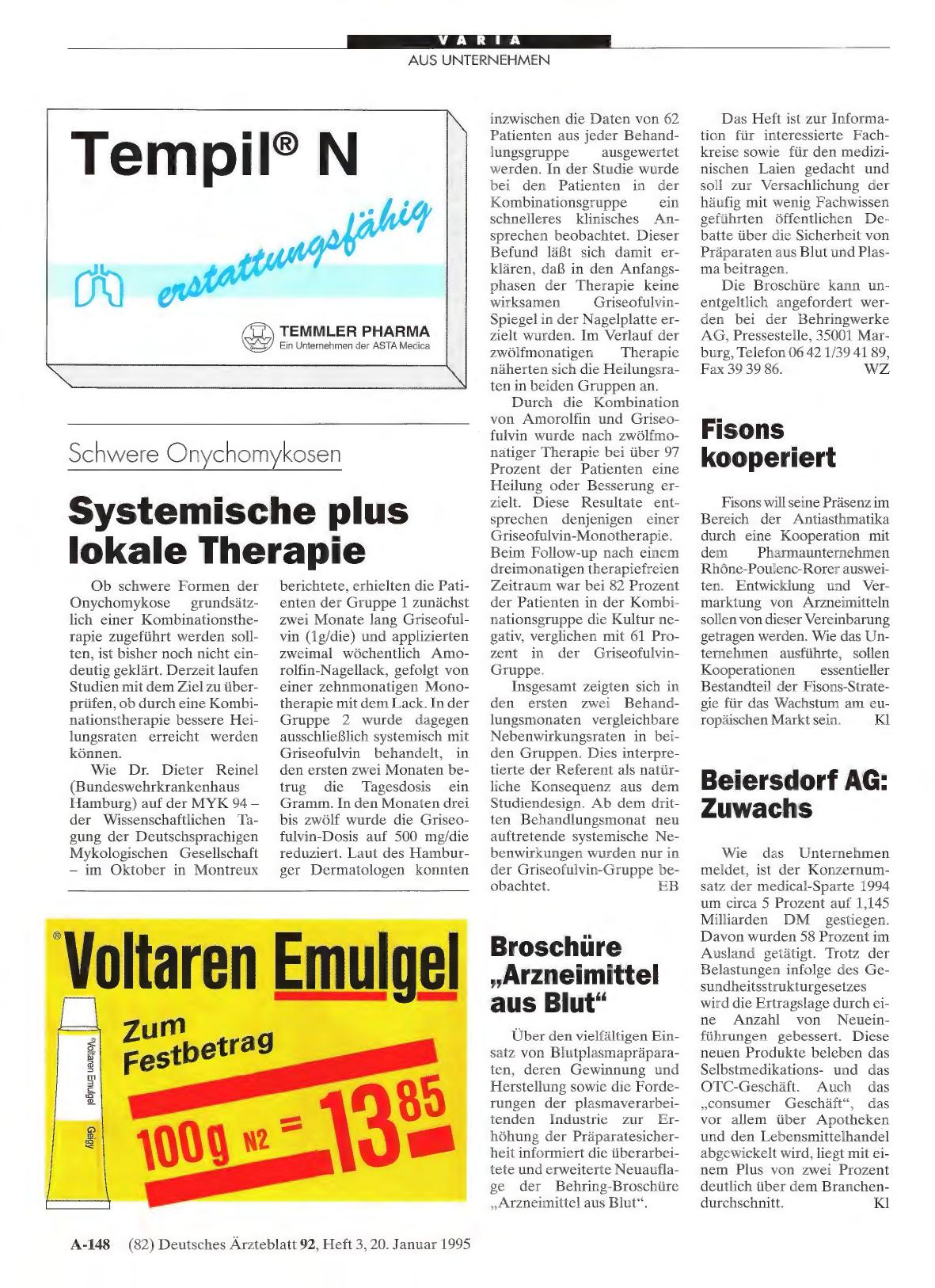 Vorschauseite 1: Beiersdorf AG: Zuwachs
