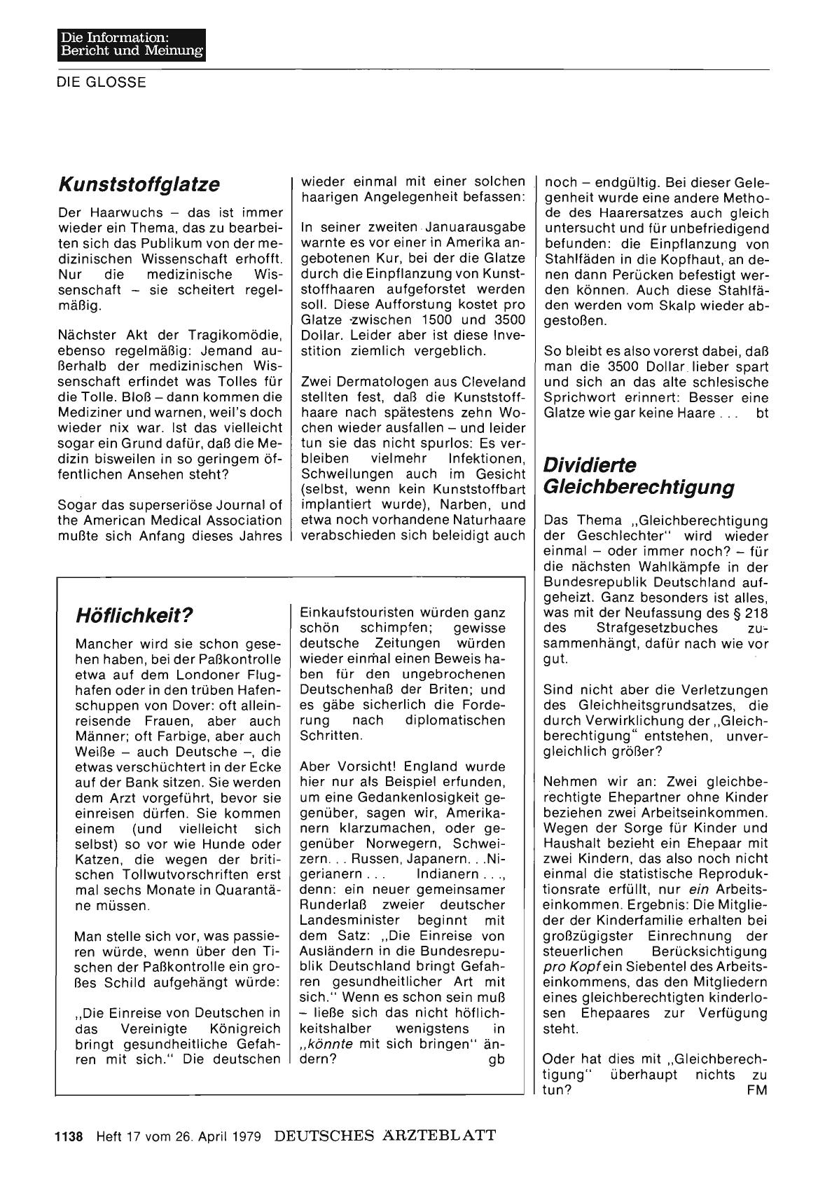 Vorschauseite 1: Höflichkeit?