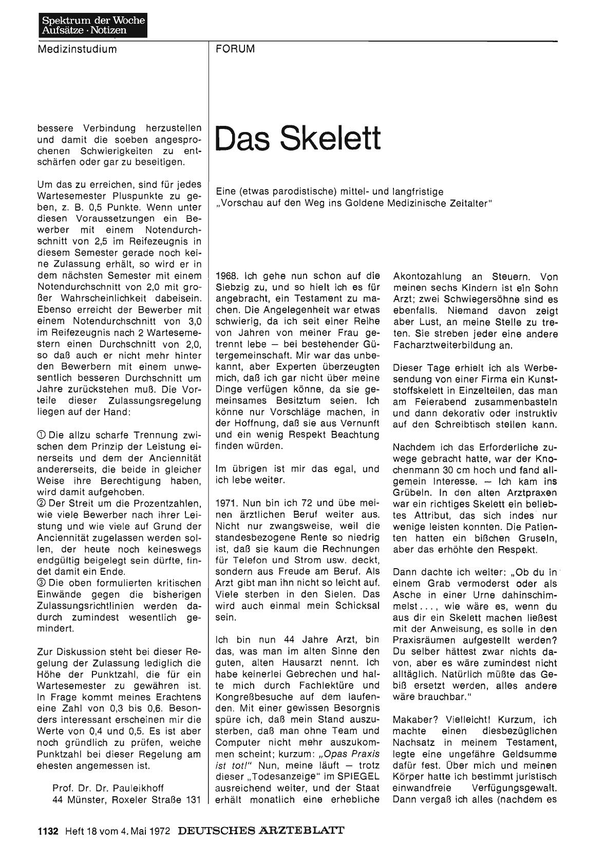 Vorschauseite 1: Das Skelett