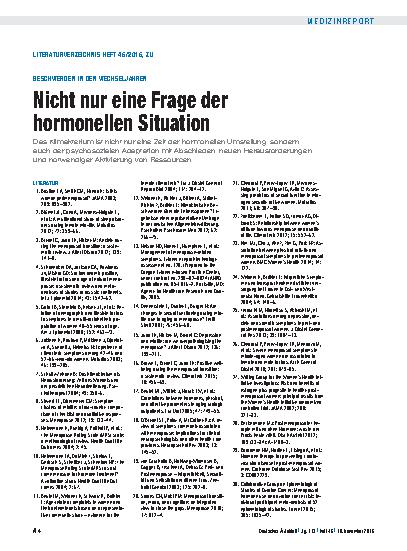 Vorschauseite 4: Beschwerden in den Wechseljahren: Nicht nur eine Frage der hormonellen Situation