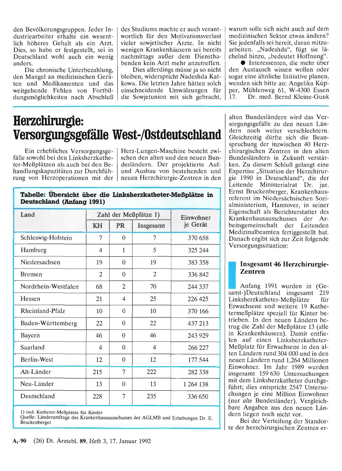 Vorschauseite 1: Herzchirurgie: Versorgungsgefälle West-/Ostdeutschland
