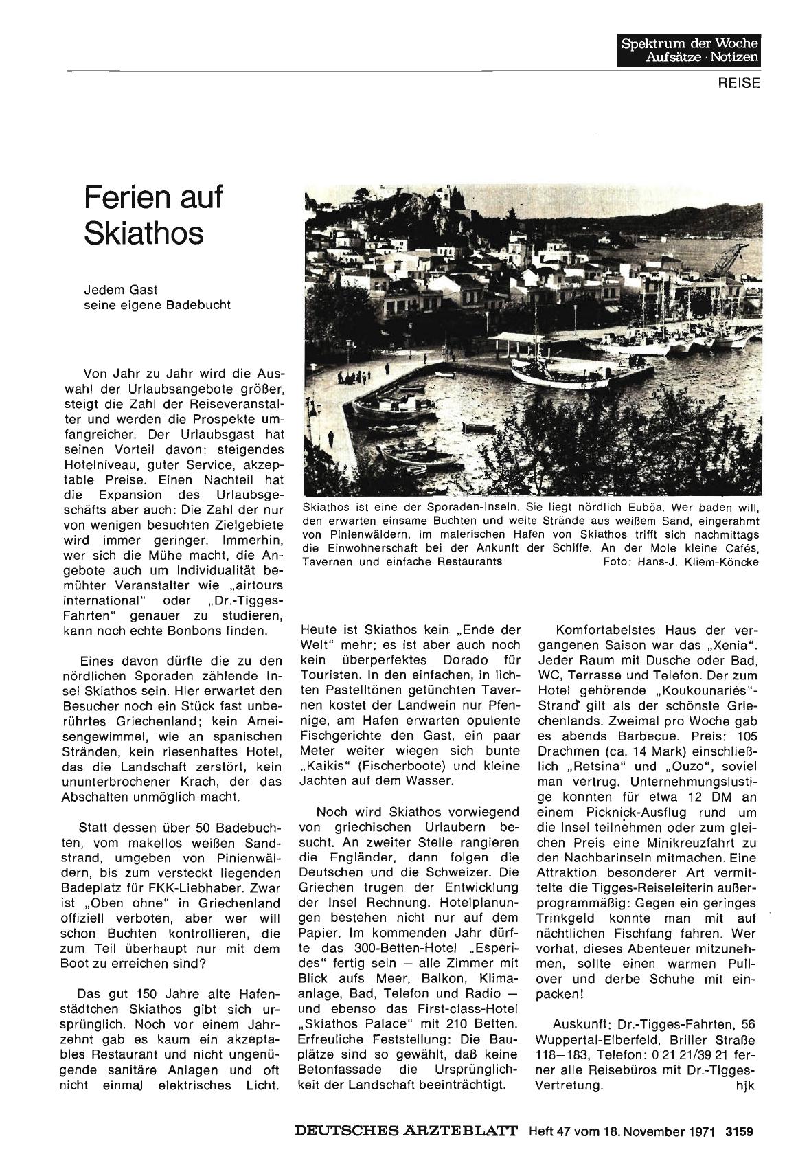 Vorschauseite 1: Ferien auf Skiathos