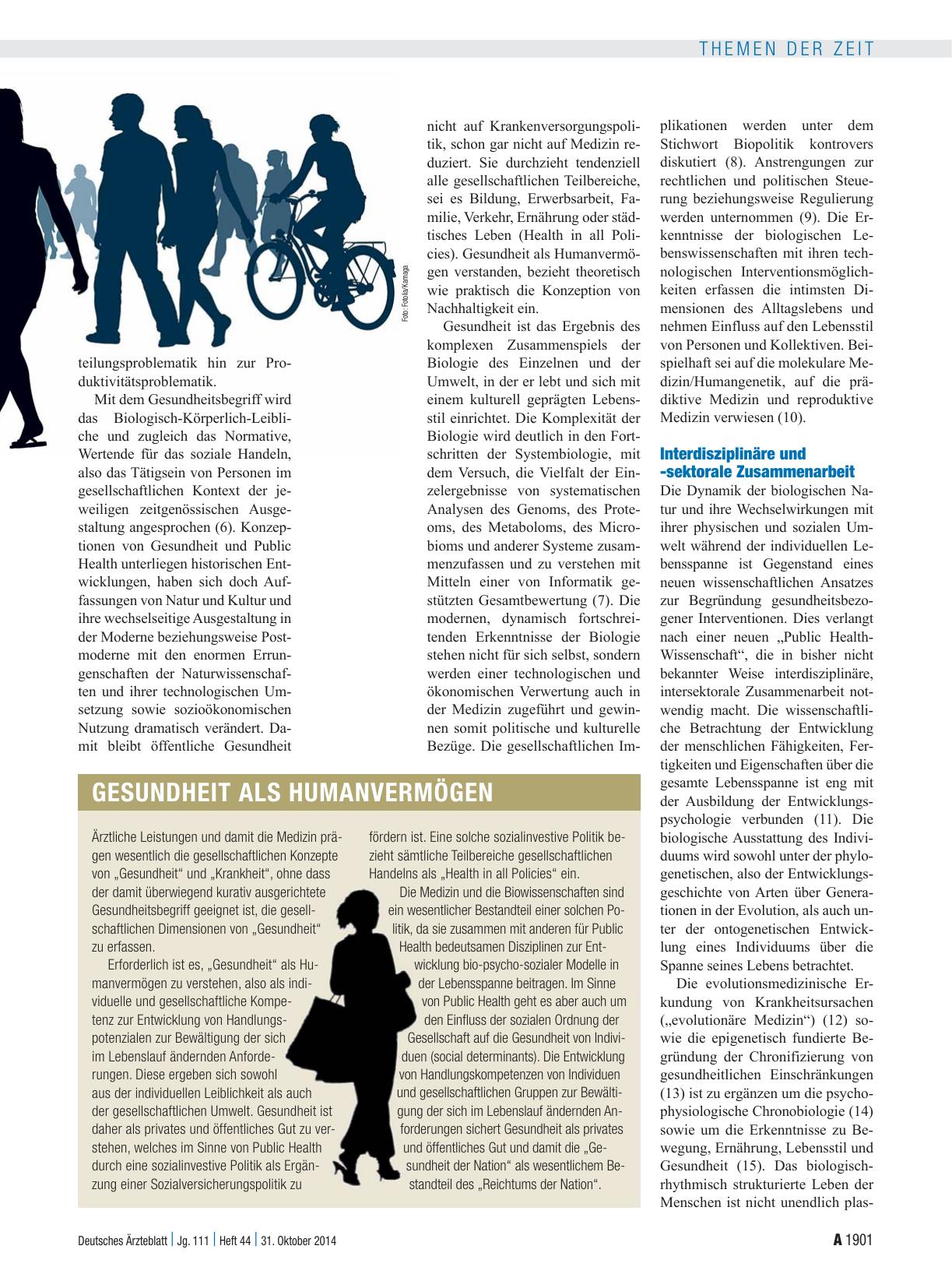 Vorschauseite 2: Public Health: Gesundheit ist mehr als Medizin