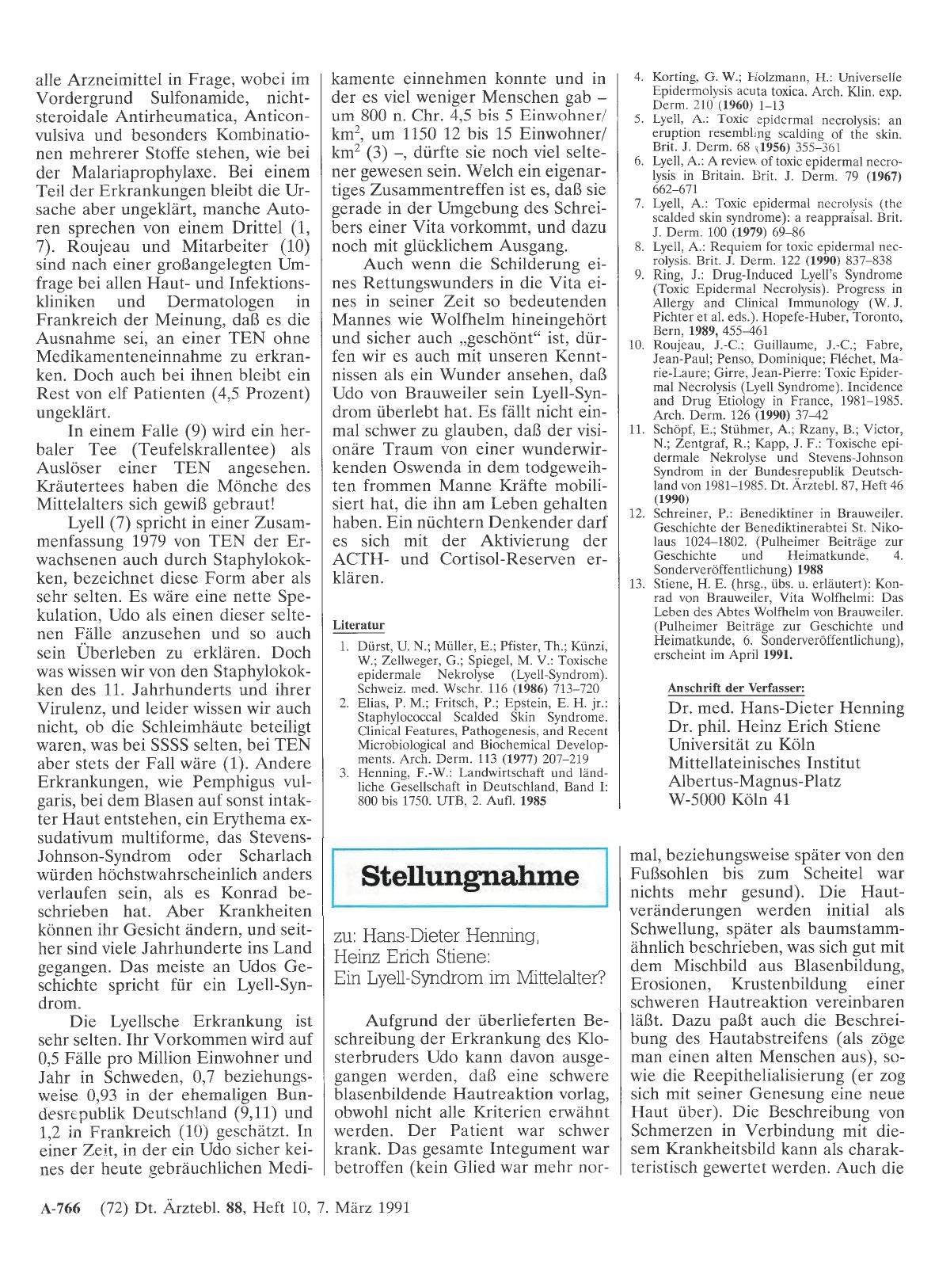 Vorschauseite 1: Stellungnahme