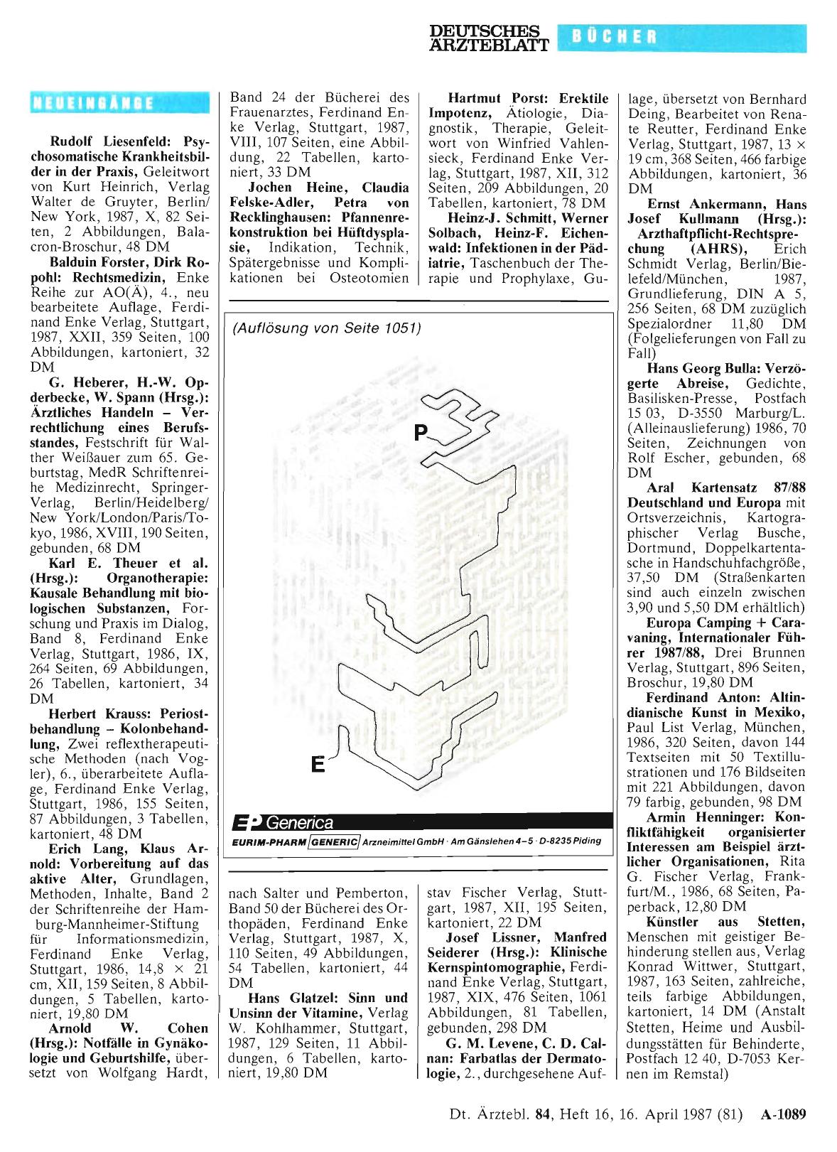 Vorschauseite 1: Neueingänge