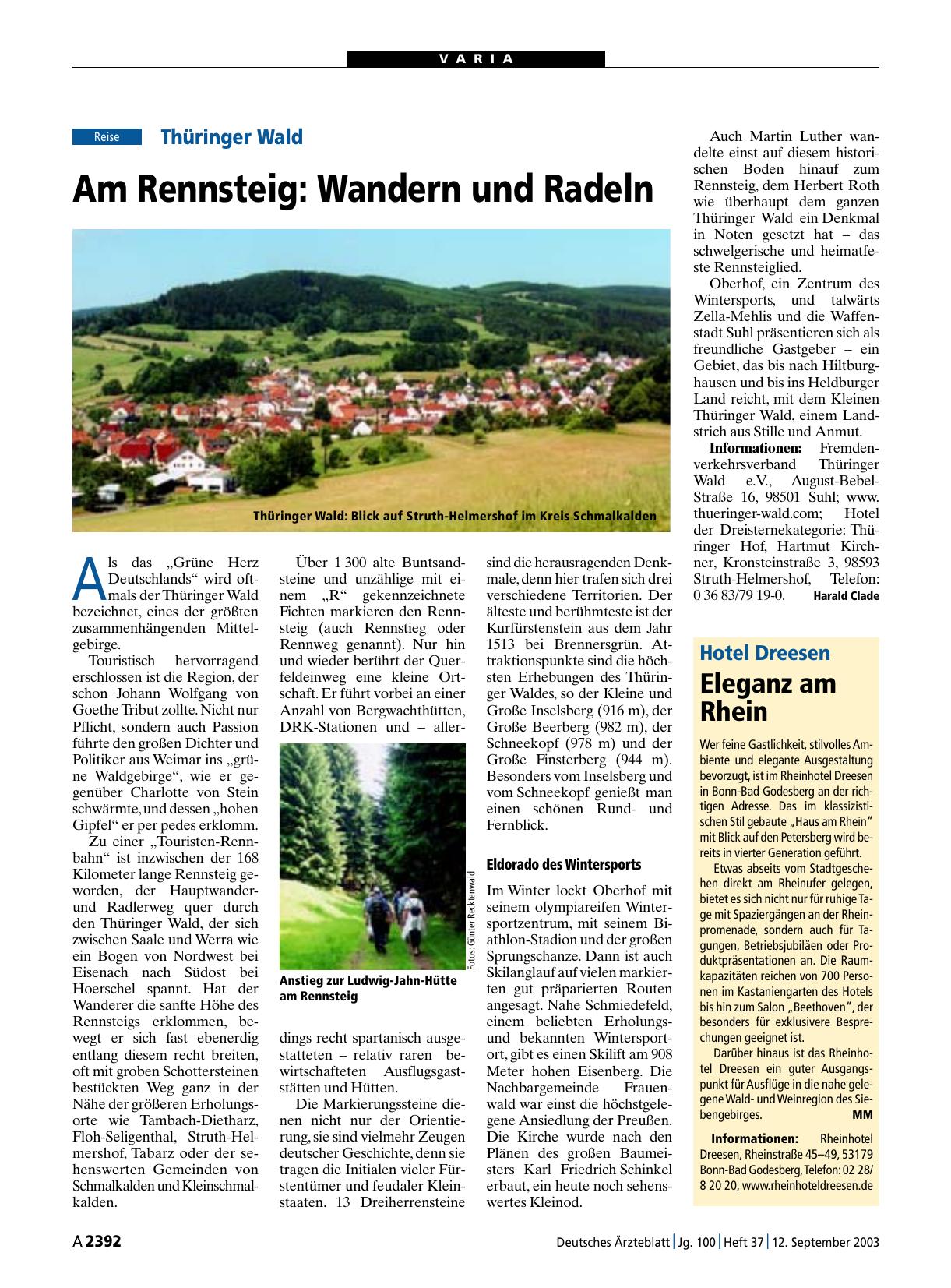 Vorschauseite 1: Hotel Dreesen: Eleganz am Rhein