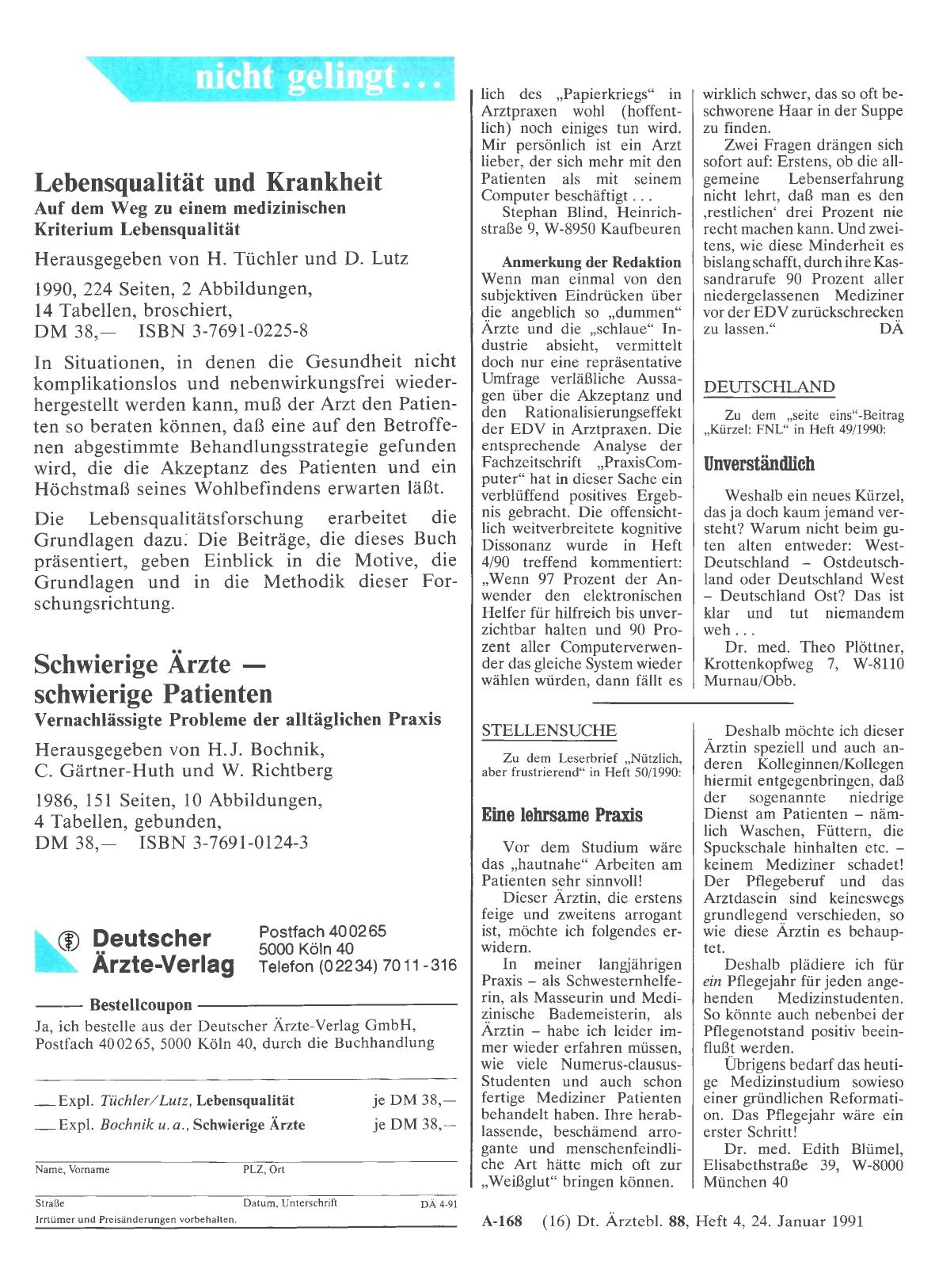 Vorschauseite 1: STELLENSUCHE: Eine lehrsame Praxis
