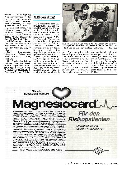 Vorschauseite 1: AIDS-Forschung