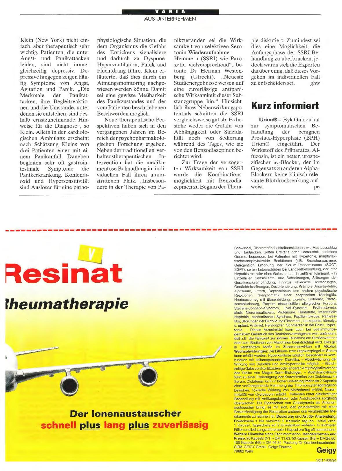 Vorschauseite 1: Kurz informiert