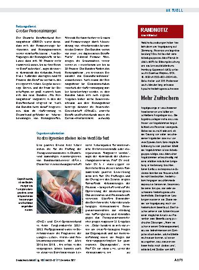 Vorschauseite 1: Randnotiz: Mehr Zwitschern
