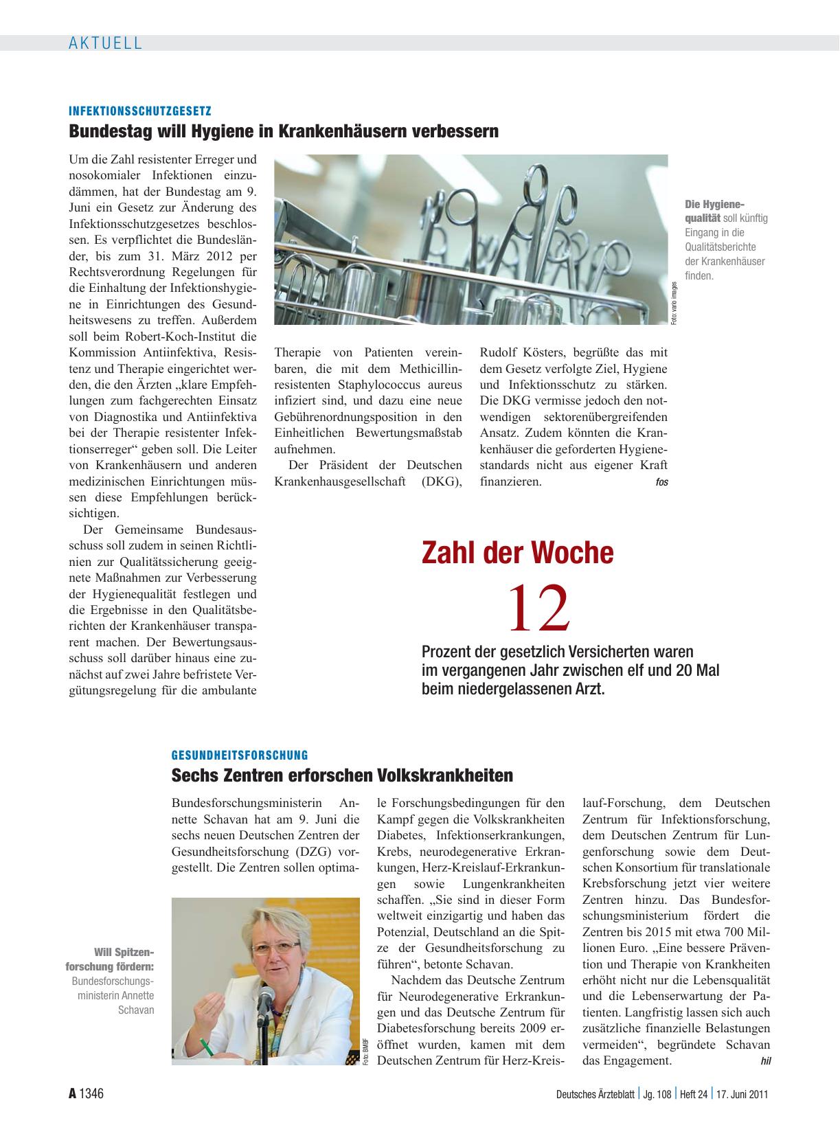 Vorschauseite 1: Zahl der Woche 12