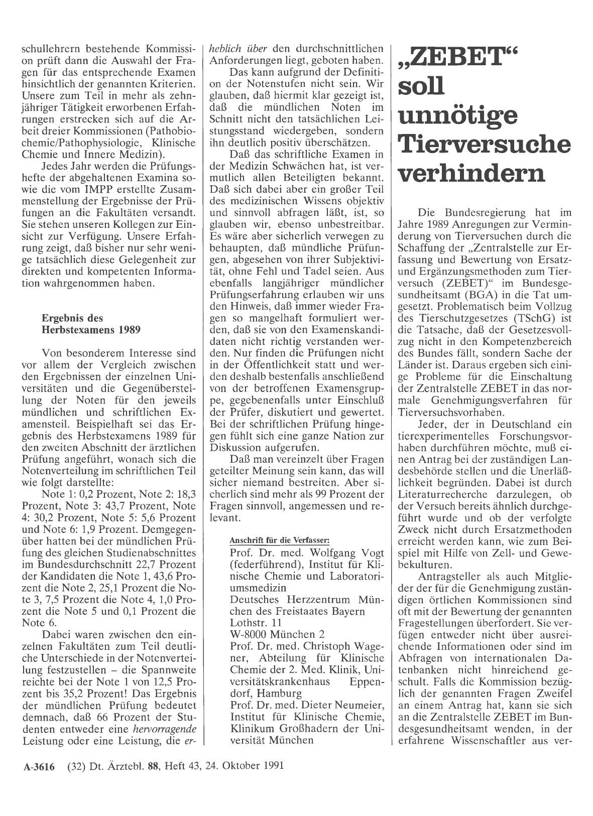 Vorschauseite 1: „ZEBET“ soll unnötige Tierversuche verhindern