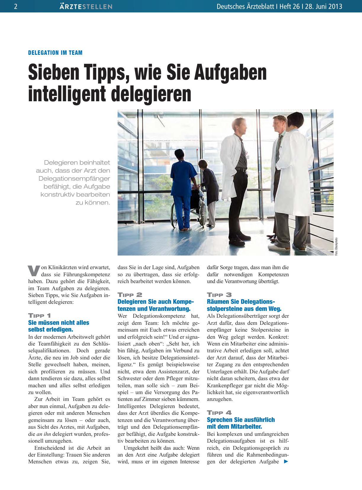 Vorschauseite 1: Delegation im Team: Sieben Tipps, wie Sie Aufgaben intelligent delegieren