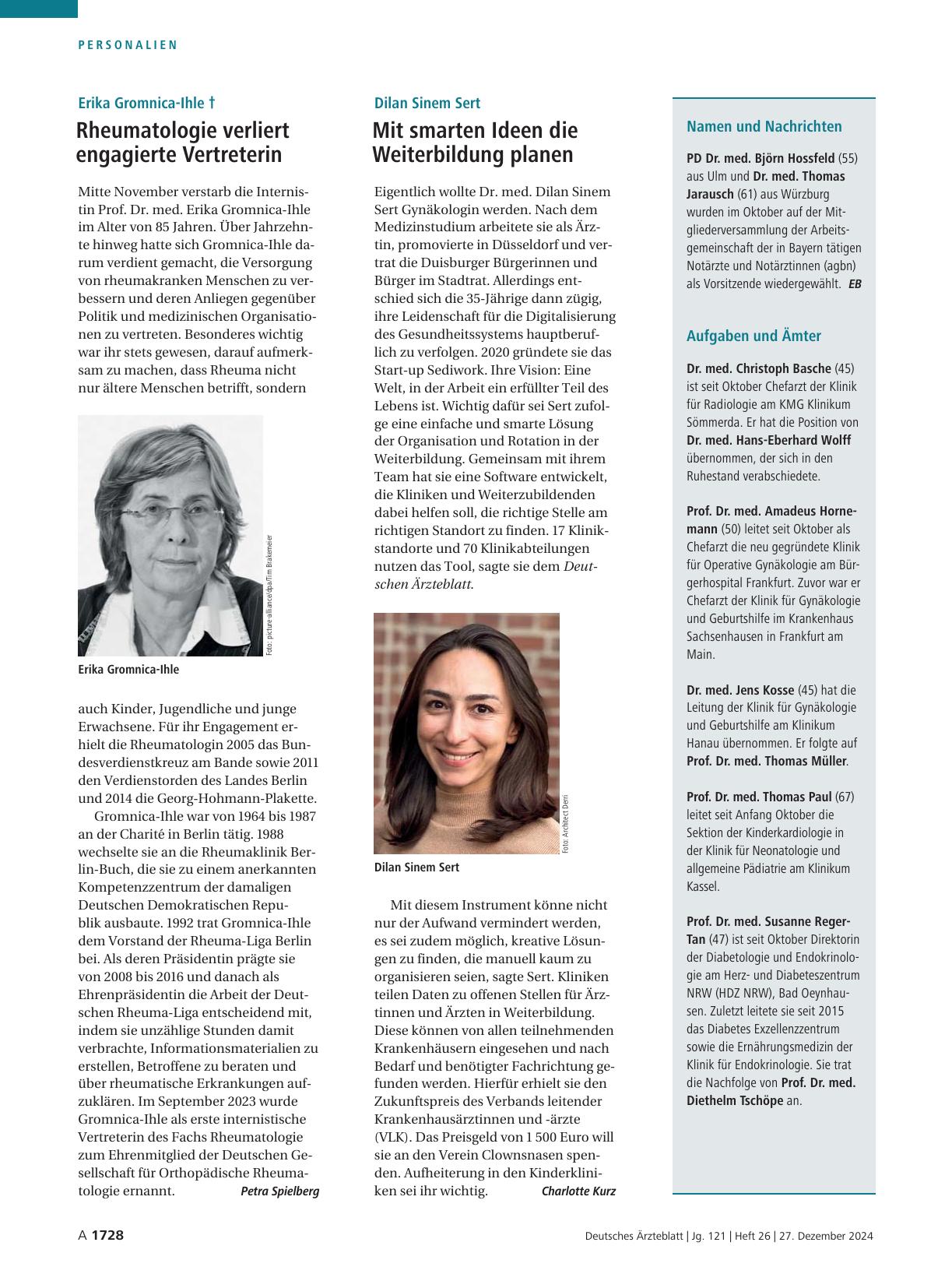 Vorschauseite 1: Dilan Sinem Sert: Mit smarten Ideen die Weiterbildung planen