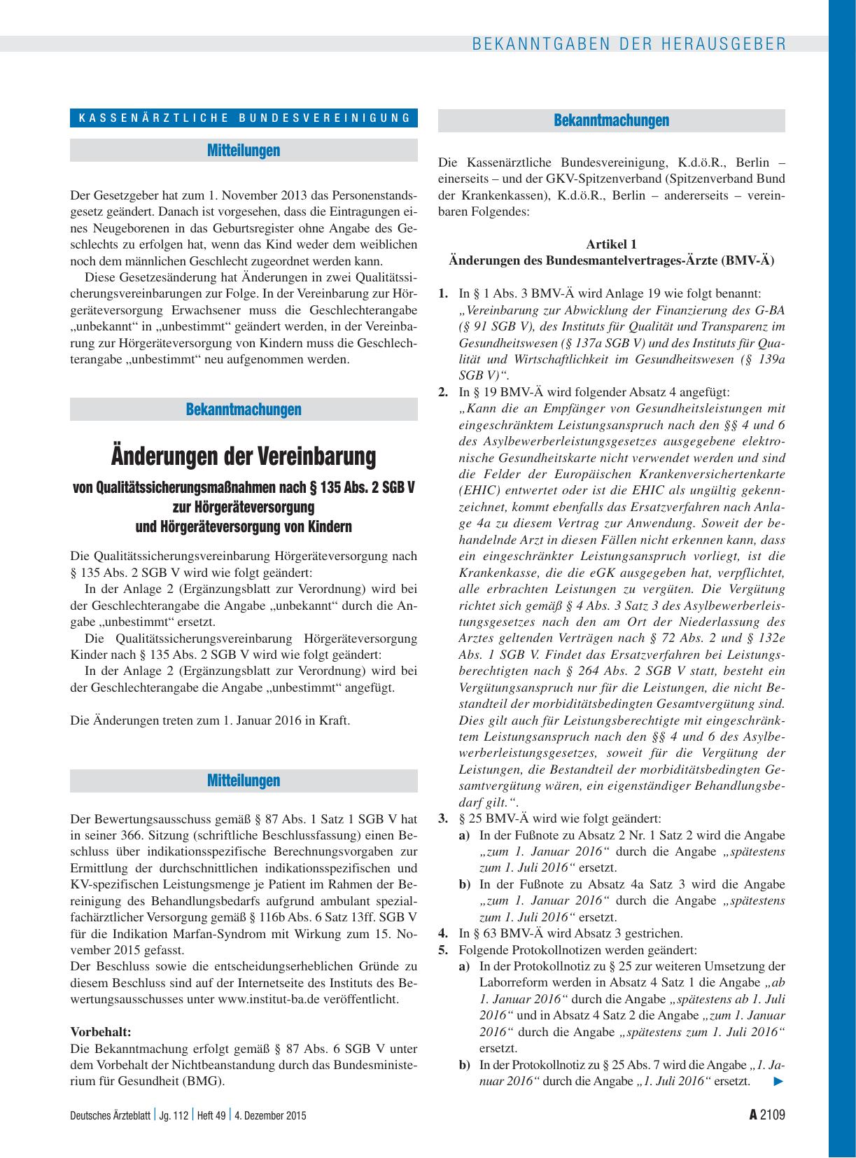 Vorschauseite 1: Mitteilungen