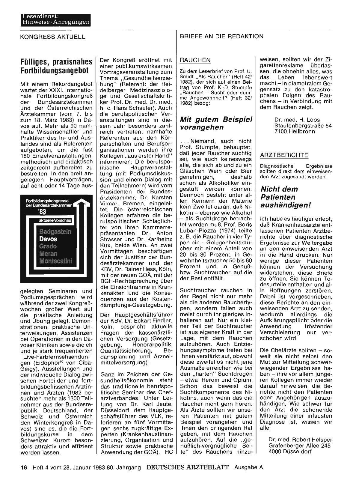Vorschauseite 1: RAUCHEN: Mit gutem Beispiel vorangehen
