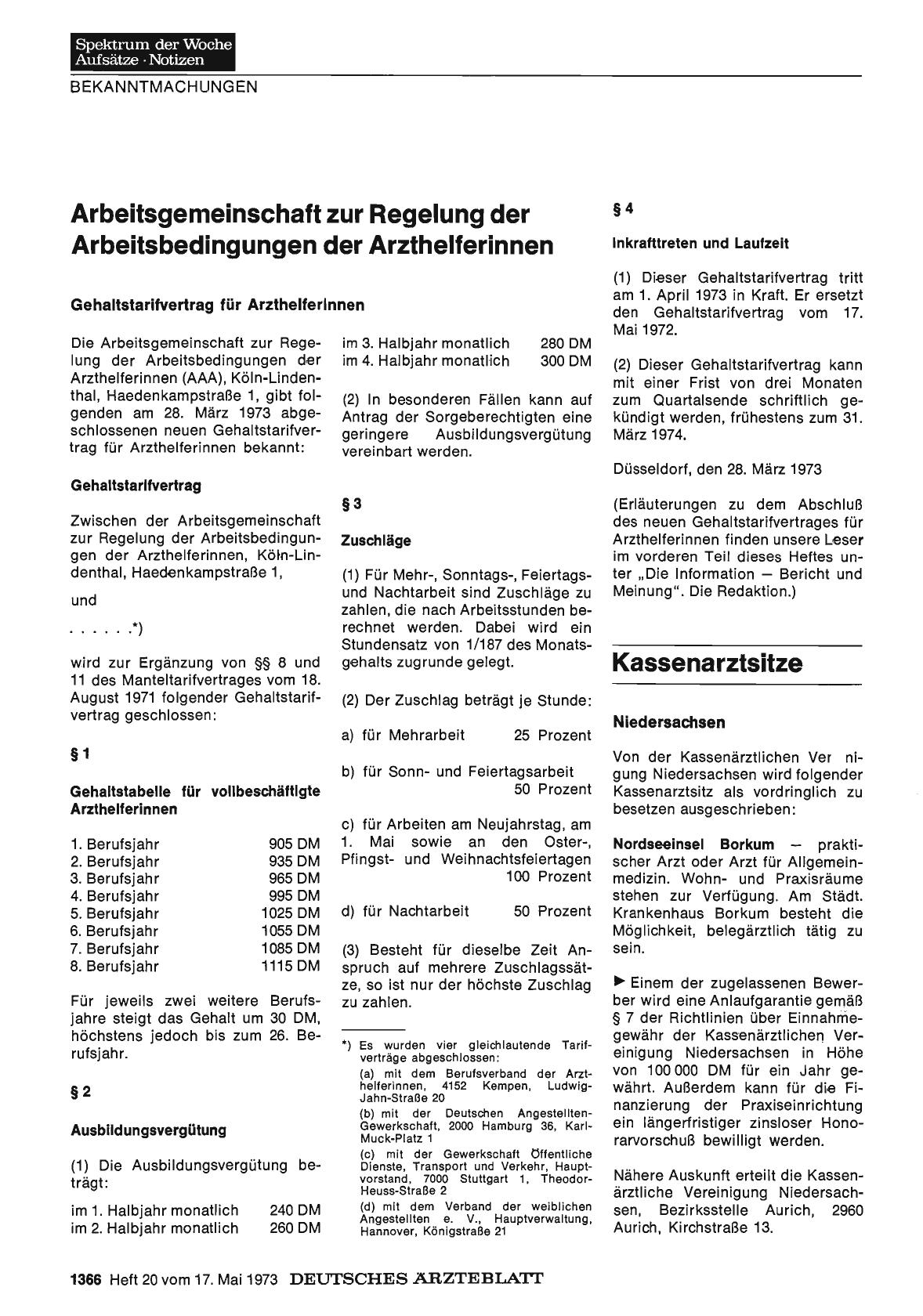 Vorschauseite 1: Kassenarztsitze
