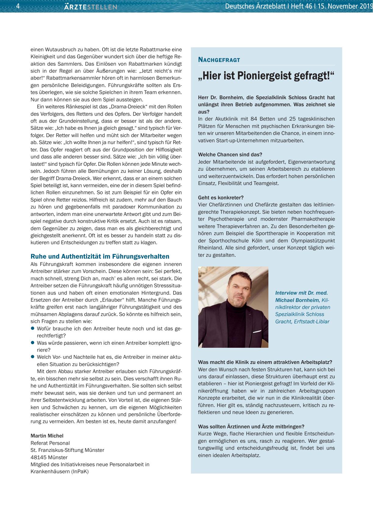 Vorschauseite 1: „Hier ist Pioniergeist gefragt! “
