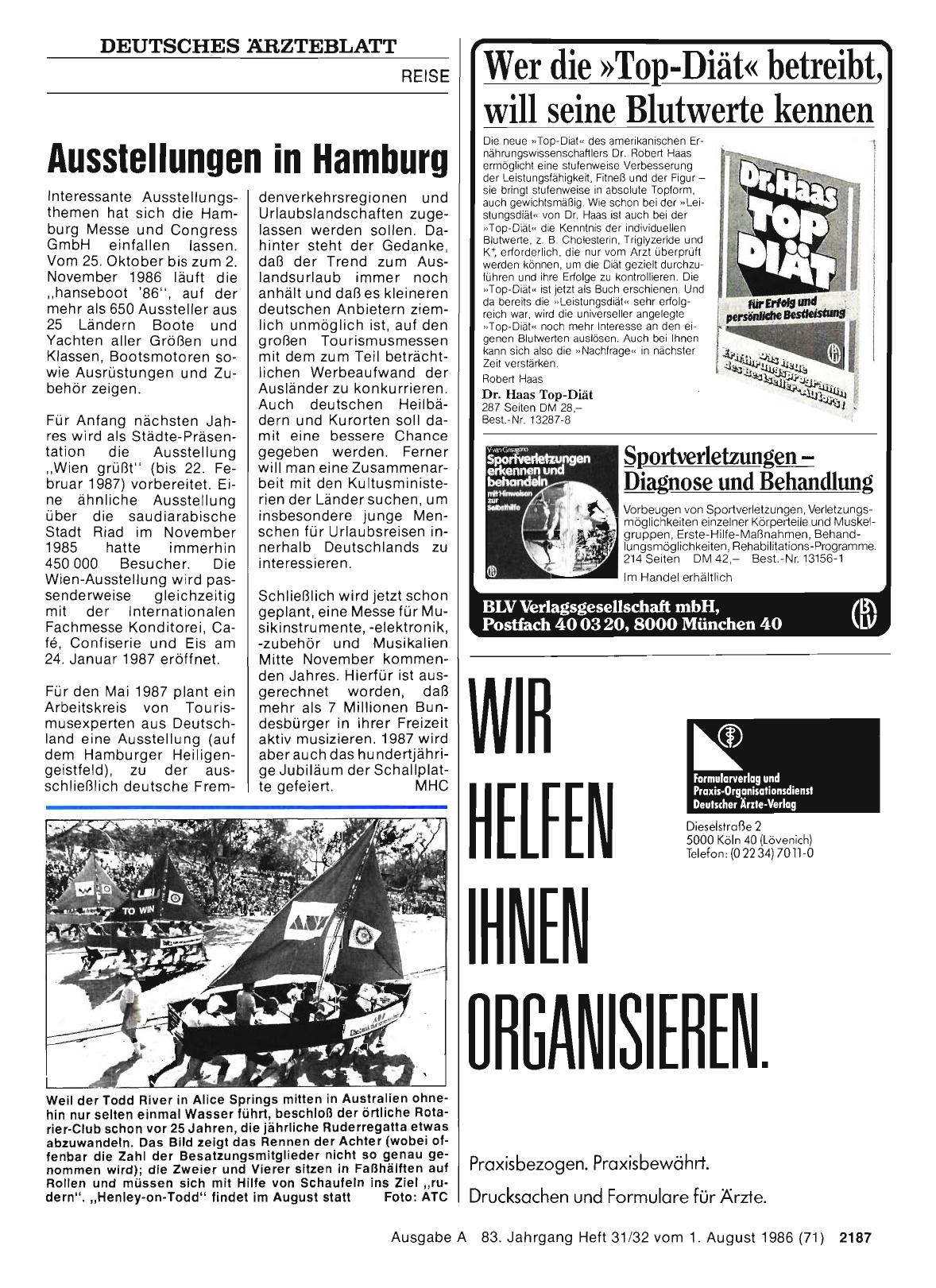 Vorschauseite 1: Ausstellungen in Hamburg