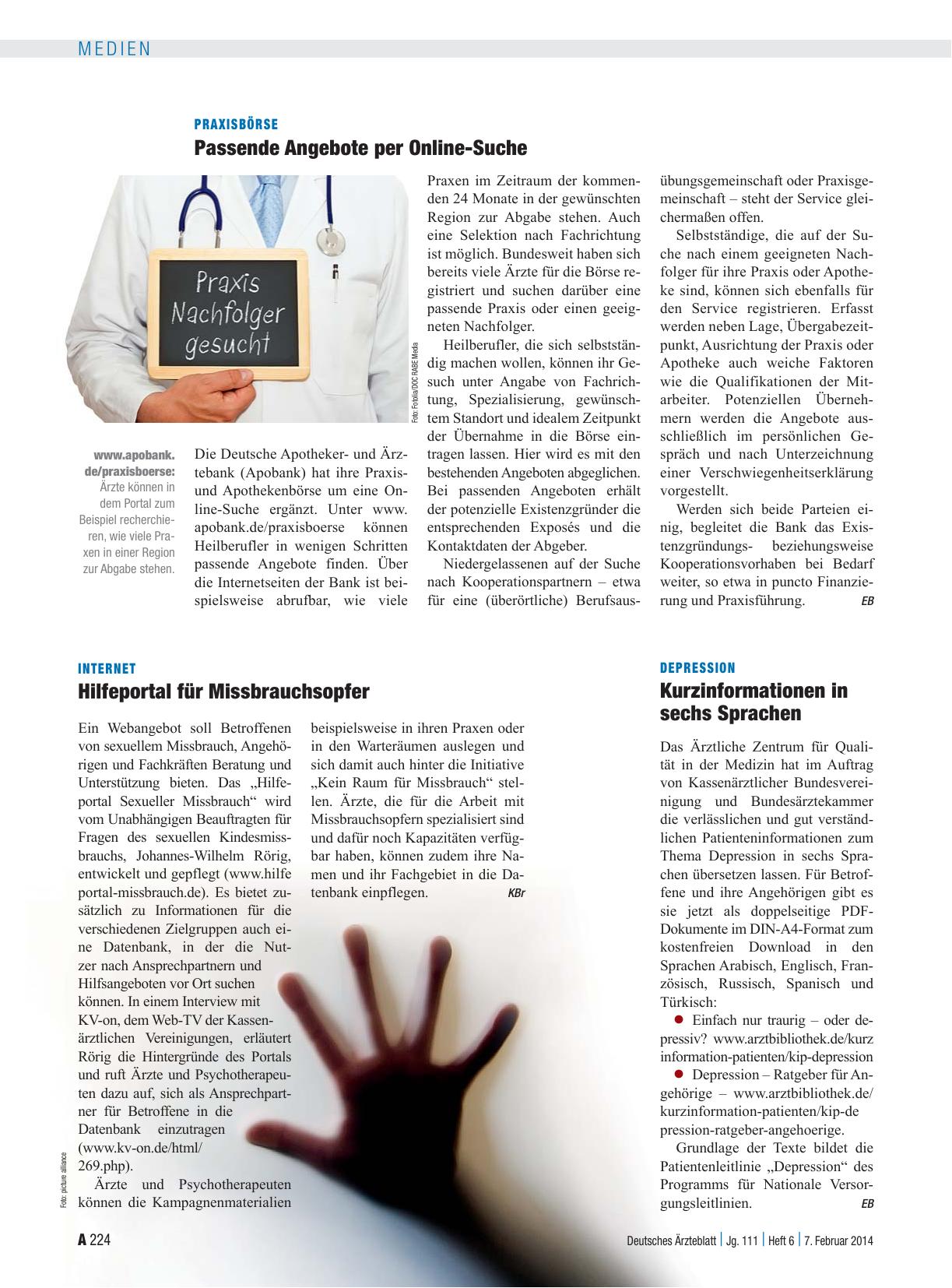 Vorschauseite 1: Internet: Hilfeportal für Missbrauchsopfer