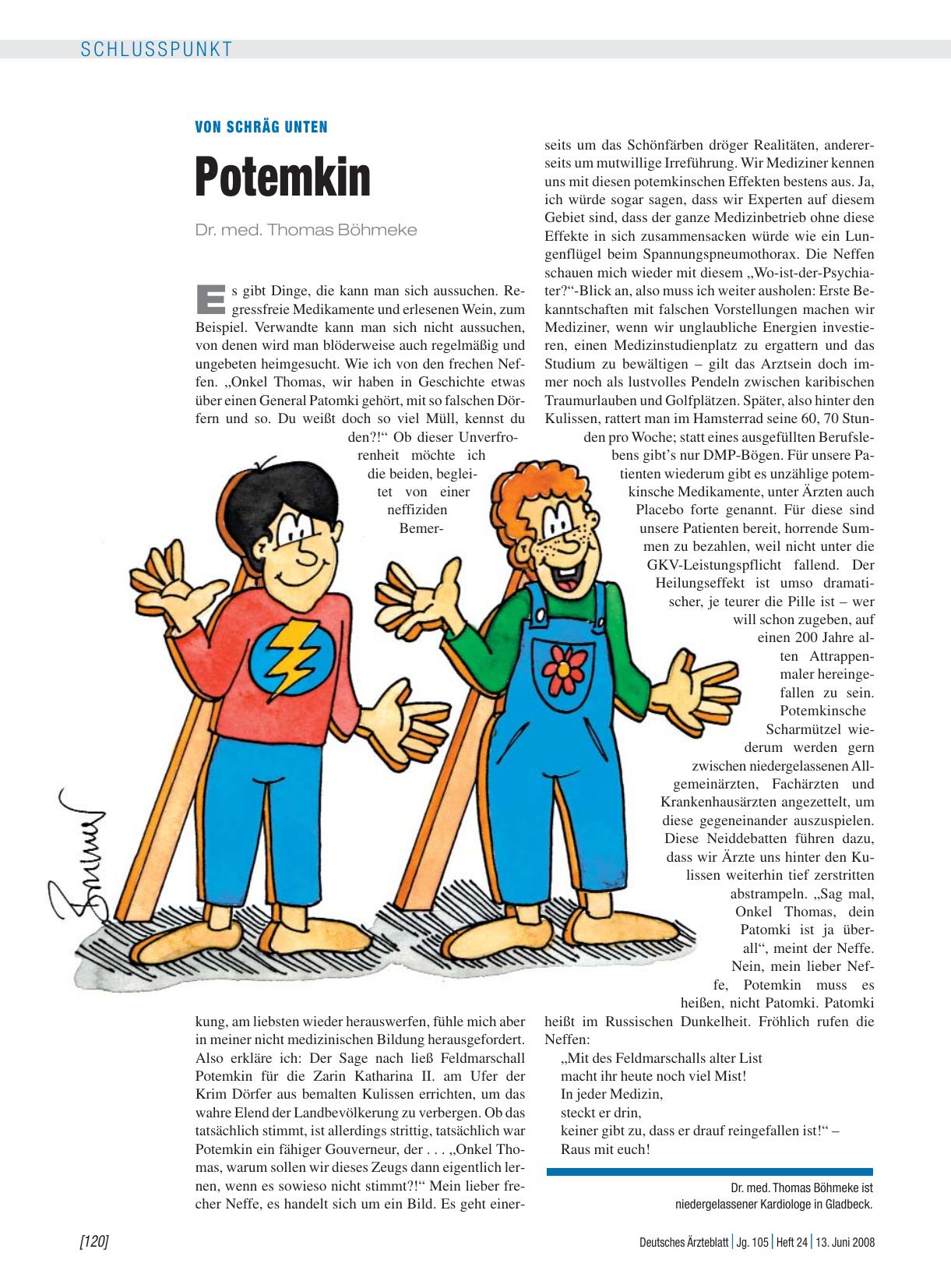 Vorschauseite 1: Von schräg unten: Potemkin
