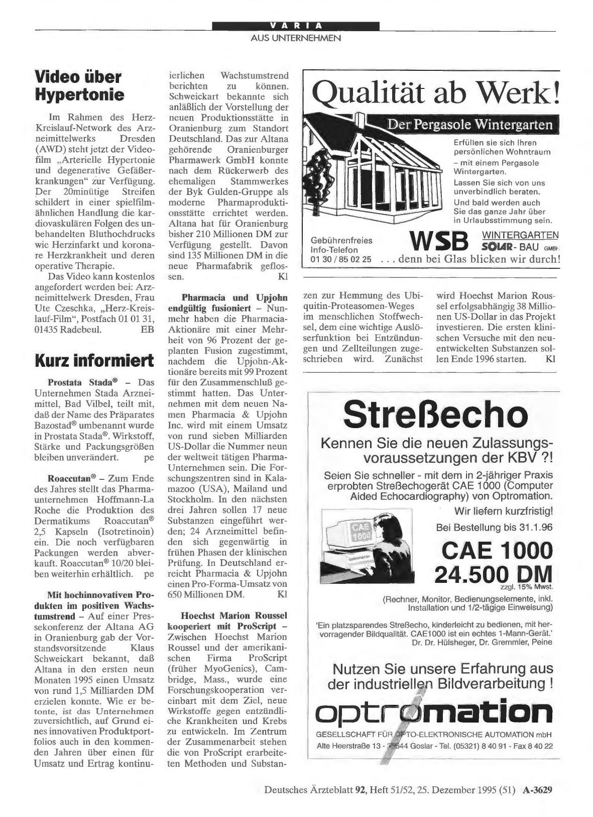 Vorschauseite 1: Kurz informiert: Prostata Stada®