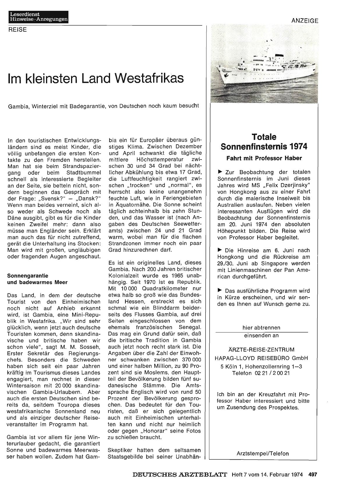 Vorschauseite 1: Im kleinsten Land Westafrikas