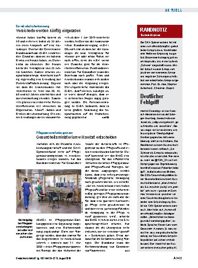 Vorschauseite 1: Randnotiz: Deutlicher Fehlgriff
