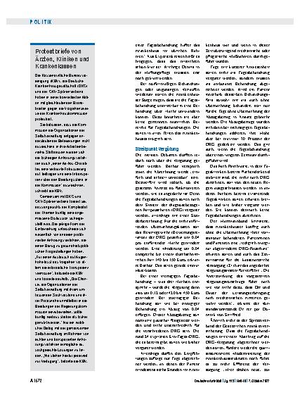 Vorschauseite 2: Ambulantisierung: Noch kein großer Wurf