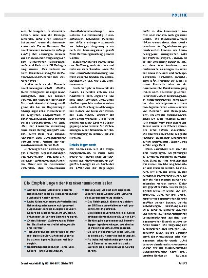 Vorschauseite 3: Ambulantisierung: Noch kein großer Wurf
