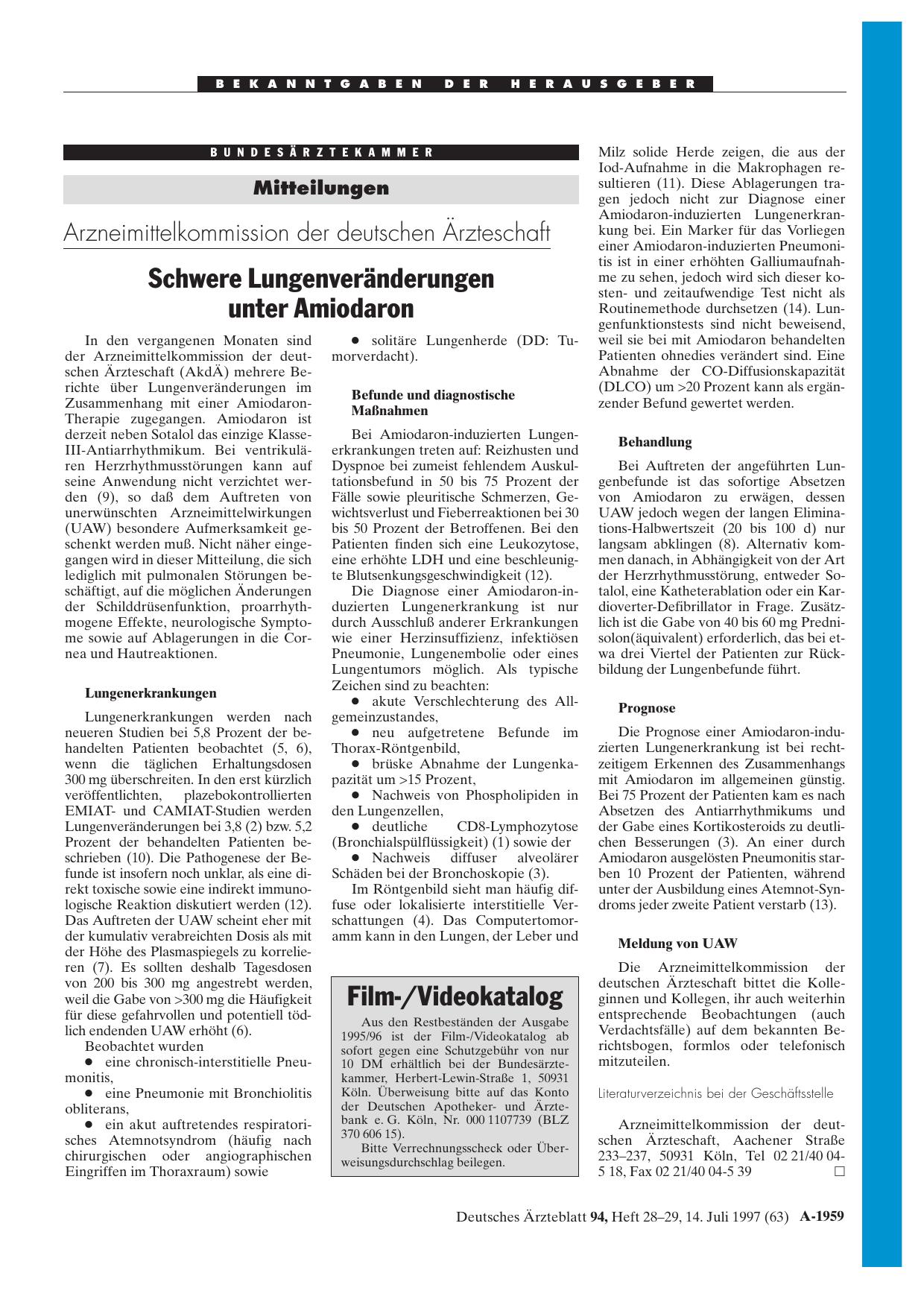 Vorschauseite 1: Film-/Videokatalog