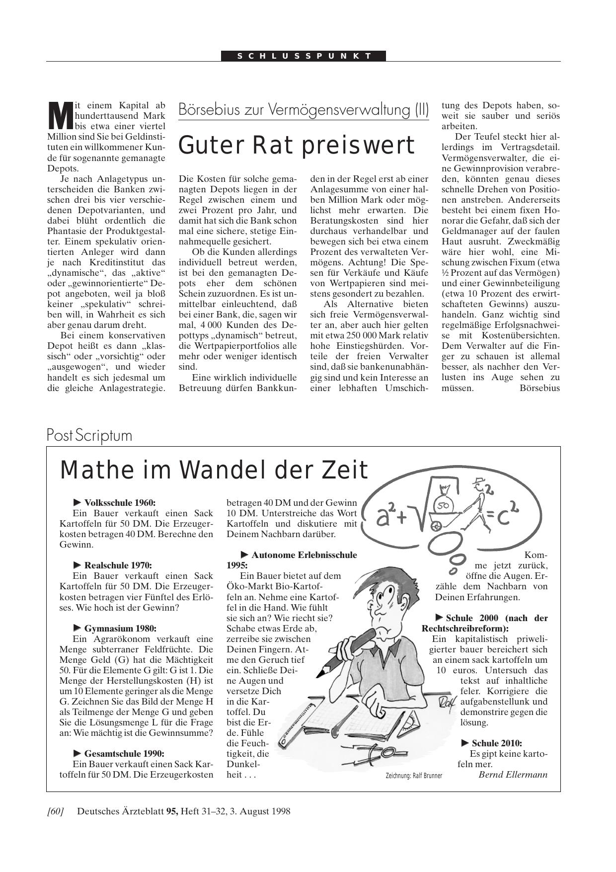 Vorschauseite 1: Mathe im Wandel der Zeit