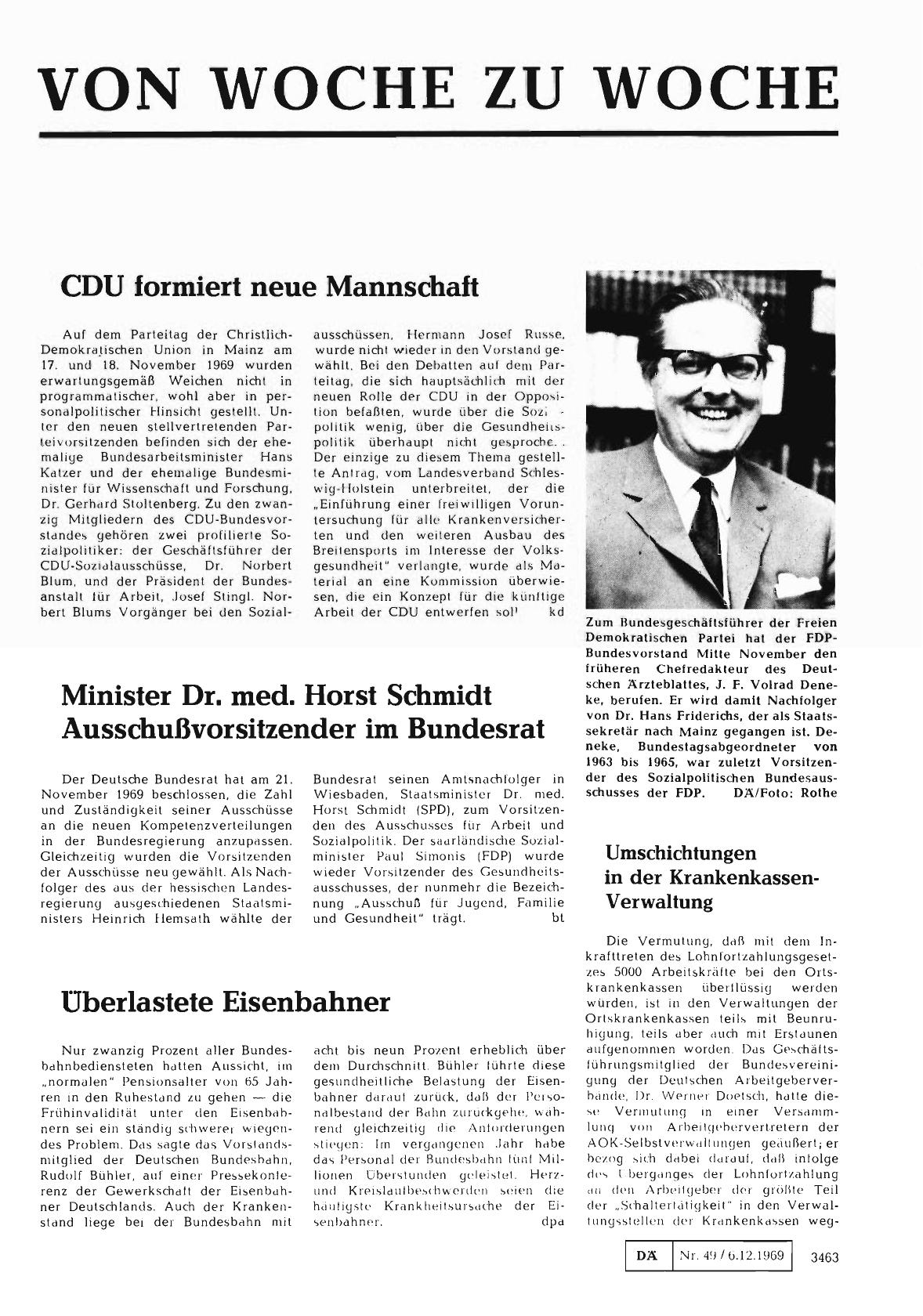 Vorschauseite 1: CDU formiert neue Mannschaft