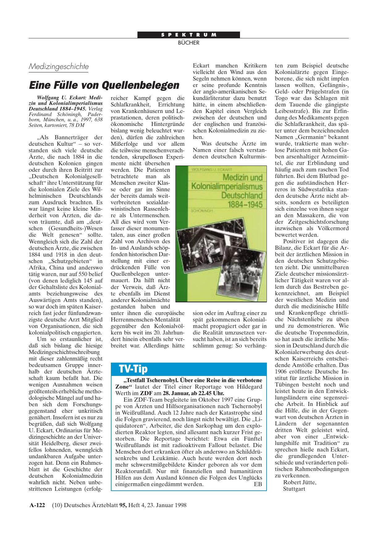 Vorschauseite 1: TV-Tip