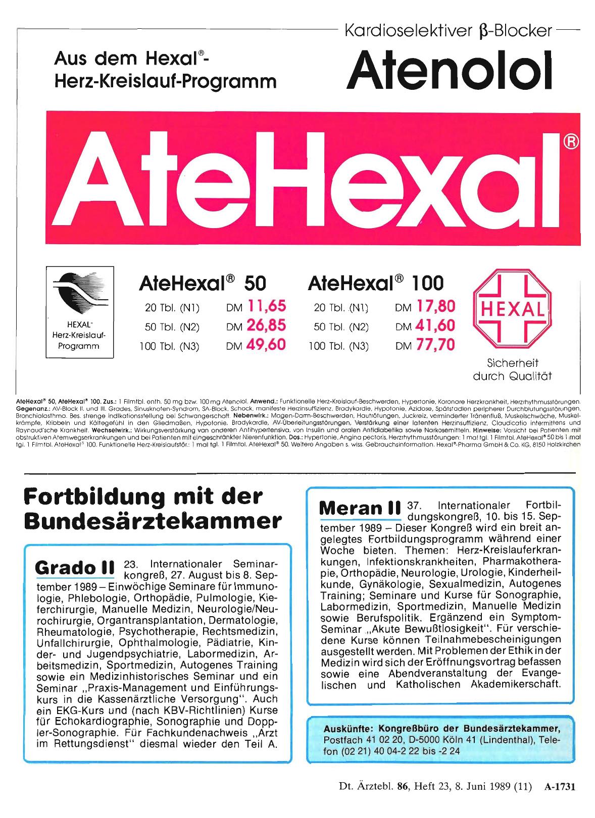 Vorschauseite 1: Fortbildung mit der Bundesärztekammer