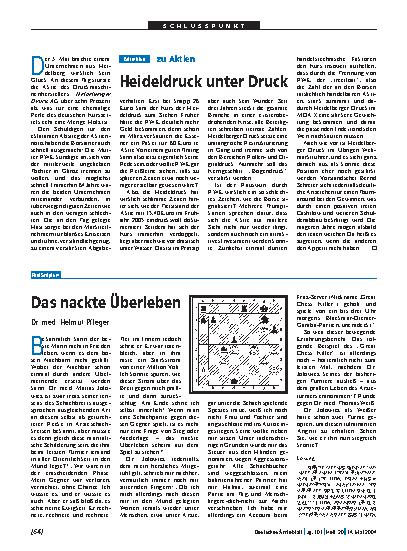 Vorschauseite 1: zu Aktien: Heideldruck unter Druck