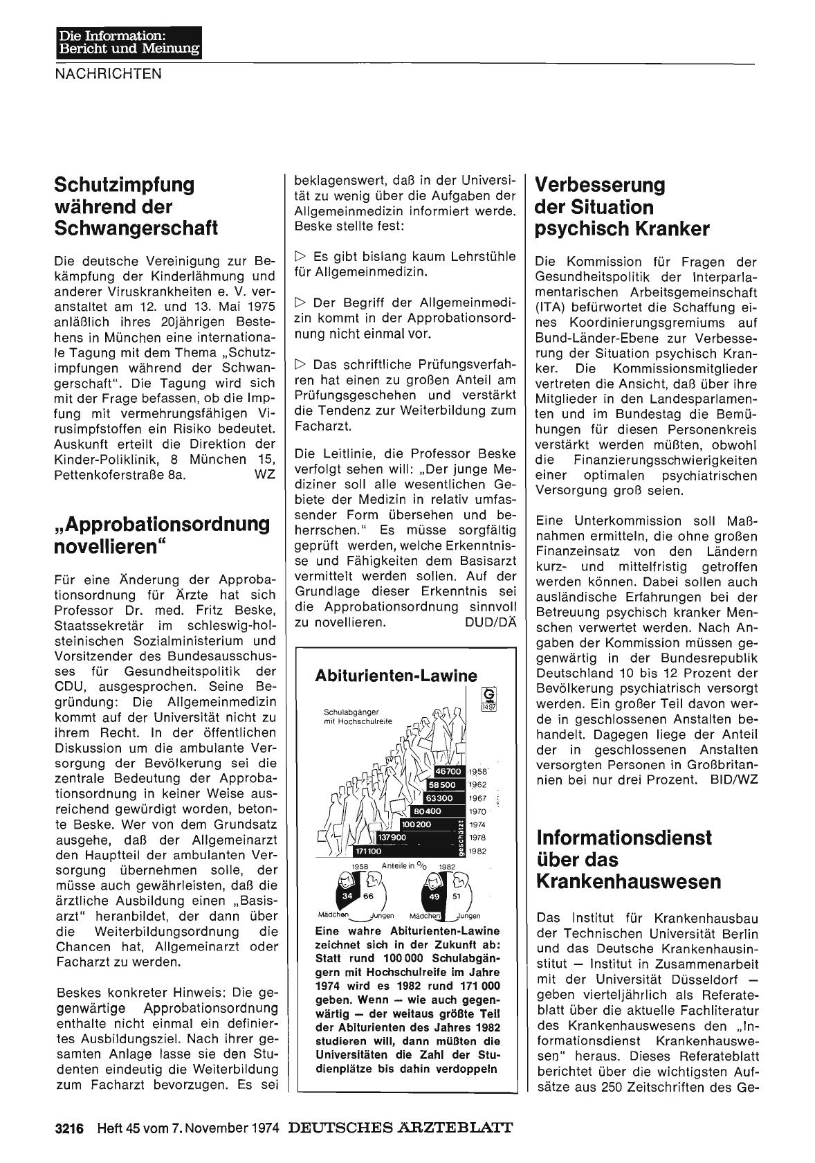 Vorschauseite 1: Verbesserung der Situation psychisch Kranker