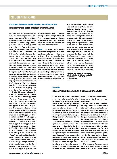 Vorschauseite 1: Glaukom: Bei schnellem Progress ist die Sturzgefahr erhöht