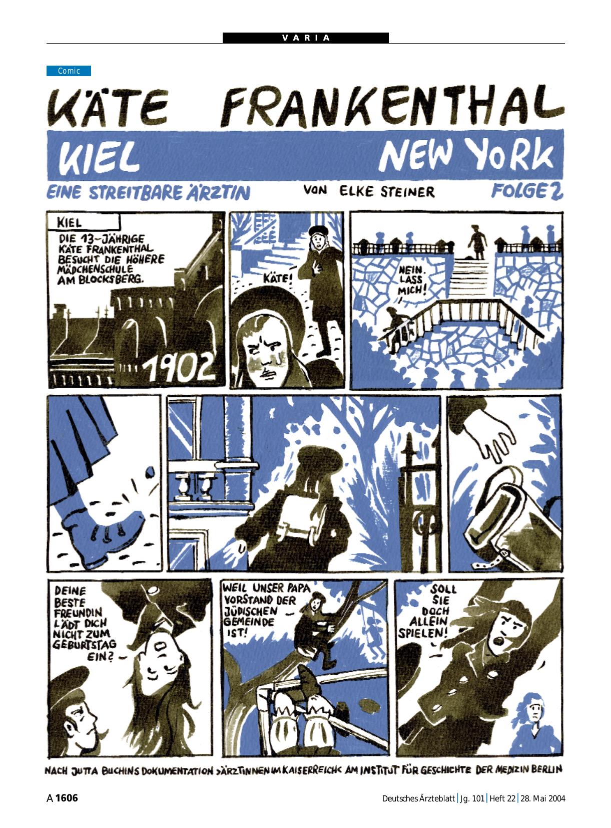 Vorschauseite 1: Käte Frankenthal
