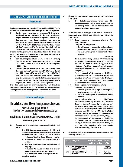 Vorschauseite 1: Beschluss des Bewertungsausschusses in seiner 590. Sitzung (schriftliche Beschlussfassung)