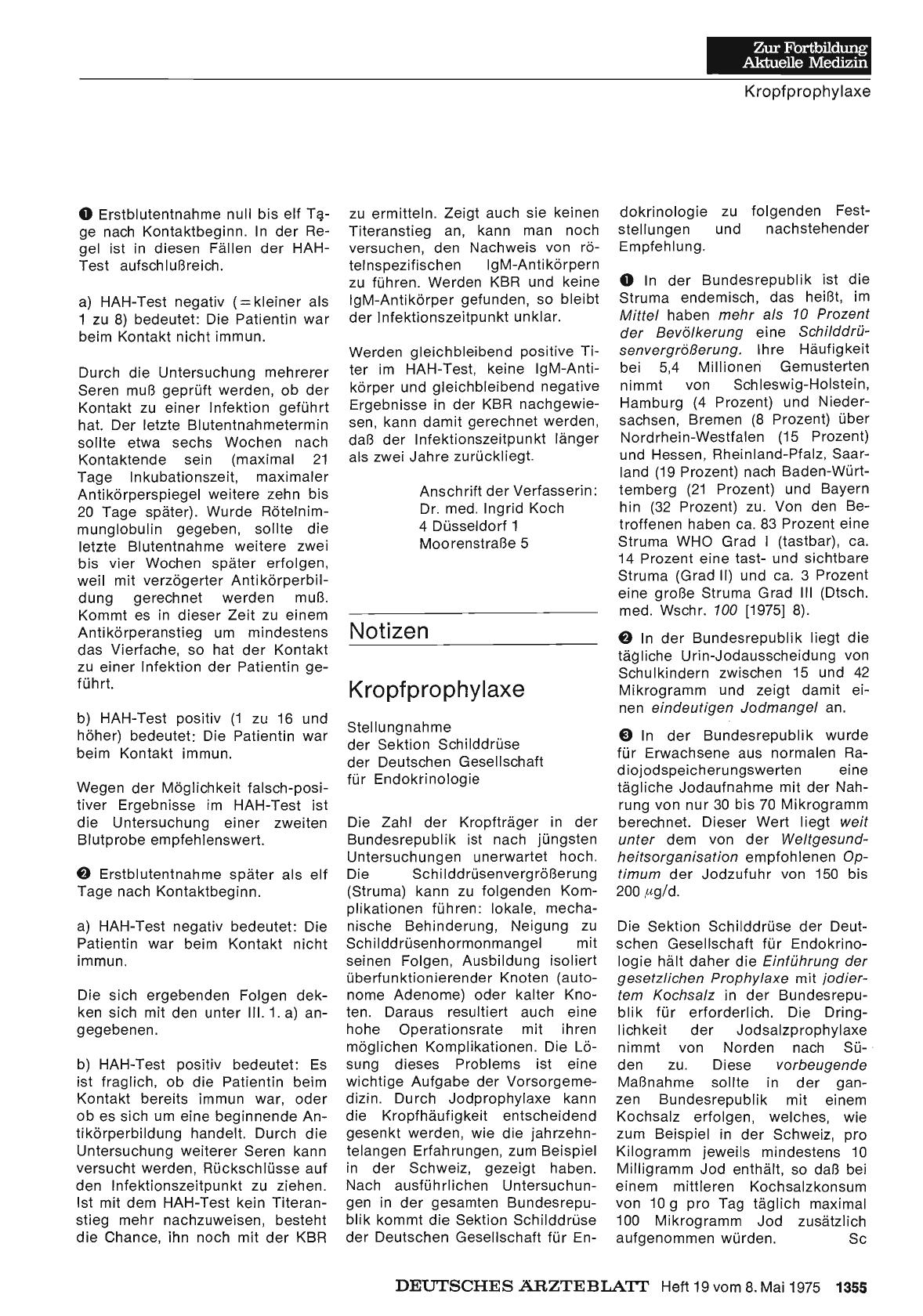Vorschauseite 1: Kropfprophylaxe